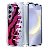 Husa pentru samsung galaxy s25 plus, atasare magnetica, magsafe, pattern skin 25, clear