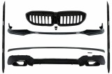 Pachet Exterior Extensii BMW Seria 3 G20 Sedan G21 Touring (2018-2022) M340i Design Negru Lucios Performance AutoTuning