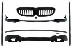 Pachet Exterior Extensii BMW Seria 3 G20 Sedan G21 Touring (2018-2022) M340i Design Negru Lucios Performance AutoTuning