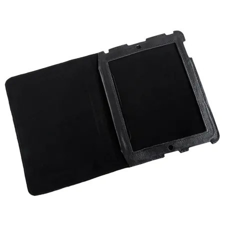 Husa Neagra Piele Naturala Apple Ipad 3