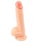 Loving Joy &ndash; Dildo Realistic cu Testicule si Ventuza 19cm