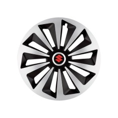 Set 4 capace roti Fox Gri-Negru R14 Compatibil Cu Suzuki