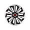 Set 4 capace roti Fox Gri-Negru R14 Compatibil Cu Suzuki