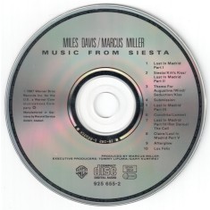 CD Miles Davis / Marcus Miller &ndash; Music From Siesta (VG+)