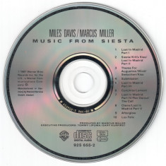 CD Miles Davis / Marcus Miller – Music From Siesta (VG+)