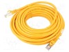 Cabluri patch LANBERG F/UTP 6 litat CCA PVC galben 10m 26AWG