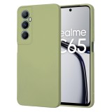 Husa premium din silicon pentru realme c65 - softflex, microfibra, matcha