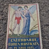 Calendarul Lumea Ilustrată pe anul 1921