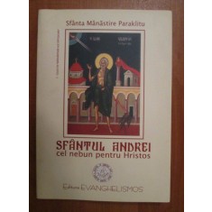 Sfanta Manastire Paraklitu - Sfantul Andrei cel nebun pentru Hristos