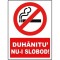Indicator Autocolant Fumatul Interzis Ardeal, dimensiune 148 x 210mm SN-FMI2
