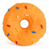 Jucărie de Ros pentru C&acirc;ini tip Donut, Latex cu Sunet, Mărimea Mare