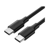Cablu Ugreen US286 USB Type-C la USB Type-C , Fast Charging, 60W/3A, PVC, 2m, Negru