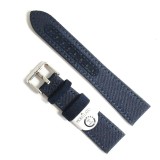 Curea de ceas Bleumarin Morellato Fibra Recycled Cotton - 18mm, 20mm, 22mm