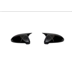 Capace oglinzi Batman style VW Golf VII 2012-2023 negru lucios