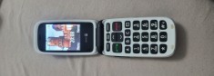 Telefon Clapeta Varstinici/Seniori Doro Phoneeasy 612 Black Livrare gratuita!