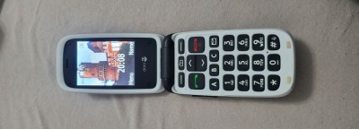 Telefon Clapeta Varstinici/Seniori Doro Phoneeasy 612 Black Livrare gratuita! foto