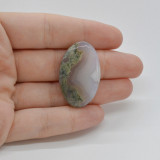 Cabochon agat moss indonezia 35x22x7mm c46