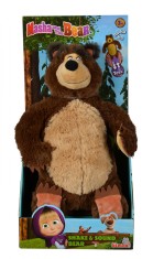MASHA URS DE PLUS CU SUNETE 43CM SuperHeroes ToysZone foto