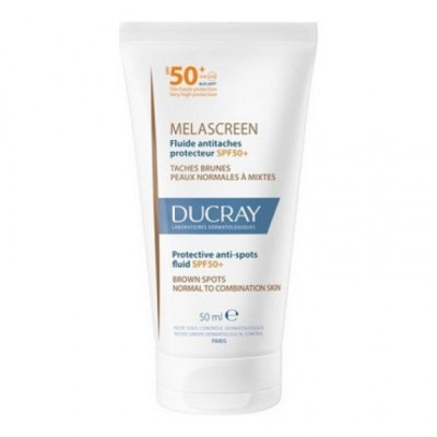 Ducray Melascreen Fluid Protector Anti-Pete pentru Ten Normal-Mixt SPF50+ 50 ml foto