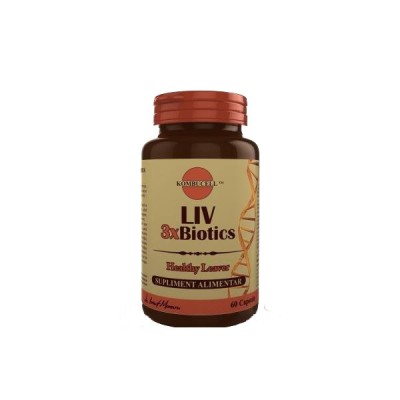 Supliment Alimentar Liv 3xBiotics 60 capsule Medica foto