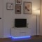vidaXL Dulap TV cu lumini LED alb 100x41x50 cm 861409
