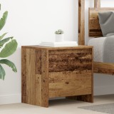 vidaXL Dulap de noapte Lemn vechi 45 x 34 x 44.5 cm Lemn compozit
