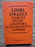 Limba engleza Exercitii pentru admiterea in invatamantul superior