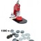 Set complet Presa insigne din otel + kit complet 1000 insigne diferite dimensiuni 44 mm