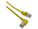 Patch cord F/UTP Cat 6, RJ45 la RJ45 &icirc;n unghi dreapta, 1 m