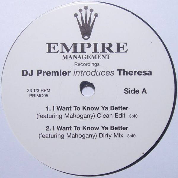 Vinil Theresa &ndash; I Want To Know Ya Better 12&quot; (VG+)