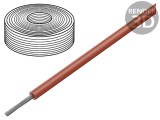 Cablu litat silicon roșu 150&deg;C 1kV 15m 20AWG elastic