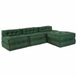 Cumpara ieftin Unitate de canapea modulara Tesatura Verde 210 x 140 x 56 cm