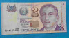 Bancnota veche Insulele Singapore 2 Dollars