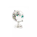Glob Pamantesc din Cristal cu Harta Pictata Mare - 55 mm