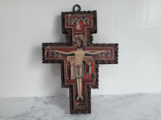 Crucifix Cruce Veche Din Lemn foto