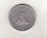 Bnk mnd Jersey 5 pence 2002, Europa