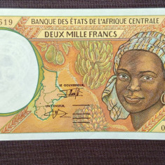 Statele Central Africane (Republica Congo) - 2000 Francs / franci ND (2000-2002)