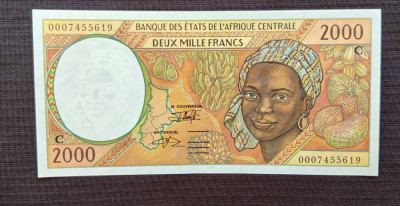 Statele Central Africane (Republica Congo) - 2000 Francs / franci ND (2000-2002) foto