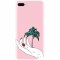 Husa silicon pentru Apple Iphone 7 Plus, Palm Tree