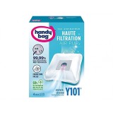 Saci aspirator Handy Bag Y101, 4 bucati, pentru aspiratoarele Daewoo si Samsung, inchidere ermetica, filtru anti-alergeni - RESIGILAT
