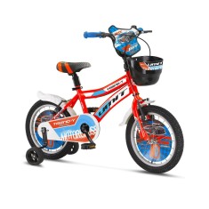 Bicicleta copii Umit Trend-y, culoare portocaliu/albastru, roata 16&quot;, cadru din... Cod:51602000003