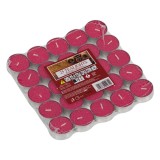 Lumanari tip Pastila Rosii cu Aroma de Scortisoara, 25 buc, &Oslash;3.5x1.5 cm, CMCLASS
