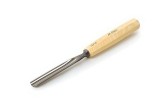 Daltă dreaptă profil V 10 sculptura in lemn, Taietura lamei 10 mm