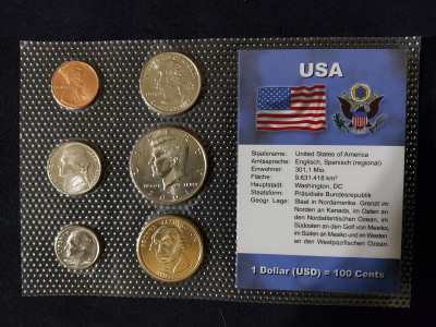 Seria completata monede - USA 2001-2007 foto
