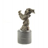 Cocos- statueta din bronz pe un soclu din marmura BE-85, Animale