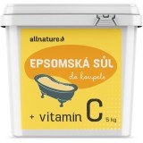 Allnature Epsom salt + vitam&iacute;n C saruri de baie cu vitamina C 5000 g