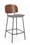 Set 2 scaune bar multicolor Sienna 43.5x52.5x93.5 cm