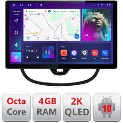 Navigatie dedicata Opel Karl 2017- N-karl Edonav ecran 13&amp;quot; 2K 4+32 Android Waze USB Navigatie 4G 360 Toslink Youtube Radio kit CarStore Technology foto