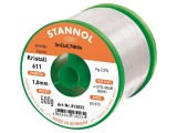 S&acirc;rmă de lipit STANNOL fără plumb, 1mm, Aliaj Sn99,3Cu0,7+NiGe, Flux No Clean, 0.5kg