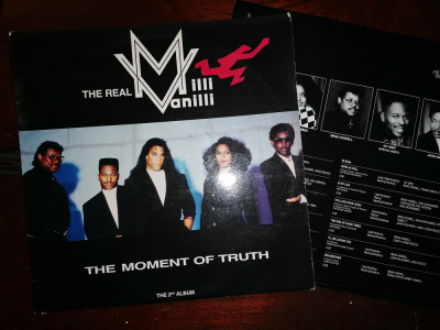 RAR = DISC/ VINIL ROCK -THE REAL MILLI VANILLI- THE MOMENT OF TRUTH foto